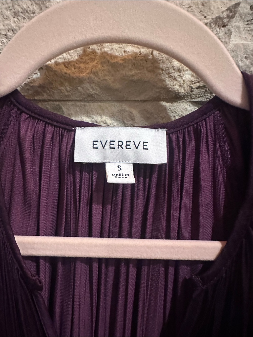 Evereve Deep Plum Long Sleeve Midi Dress - Picture 4 of 13